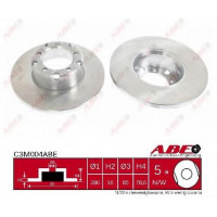 Диск тормозной пер. mb207-310d (86-96) (ABE)