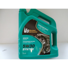Моторное масло V8 (CHEVROTECH) 5W30 Syntex SM/CF , 5 л