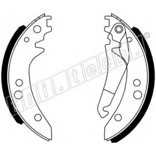 Колодки тормозные задние (пр-во AutoTechtelie) Mercedes 207-210 Корч, 6014300622 4306 531 р.