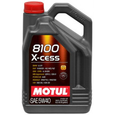 Масло моторное синтетика 5W40 (MOTUL) X-CESS 5L, 102870, 368206, 8100
