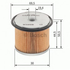 Фильтр топливный (пр-во BOSCH) Renault Kangoo 1.9DTi