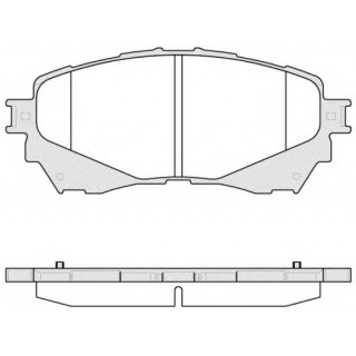 Комплект тормозных колодок передн.REMSA MAZDA 6 153804 713 р.