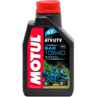 Масло моторное минеральное 10W40 (MOTUL) ATV-UTV 4T 1L, для 4-ТАКТНЫХ ДВИГАТЕЛЕЙ МОТОВЕЗДЕХОДОВ, 852601