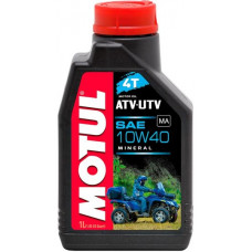 Масло моторное минеральное 10W40 (MOTUL) ATV-UTV 4T 1L, для 4-ТАКТНЫХ ДВИГАТЕЛЕЙ МОТОВЕЗДЕХОДОВ, 852601