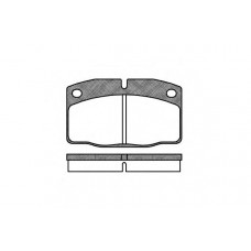 Колодка торм. OPEL ASCONA, CORSA, KADETT передн. (пр-во REMSA)