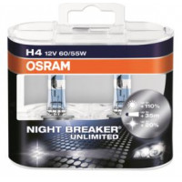 Лампа галогенная NIGHT BREAKER UNLIMITED H4 12V 60/55W P43t (Duo Box) OSRAM
