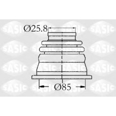 Пыльник шруса внутр. SASIC  Kangoo Л.(к-кт + подшип.) D85/d25.8