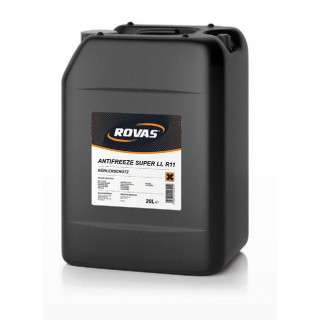 Концентрированная охлаждающая жидкость антифриз СИНИЙ Rovas Antifreeze LL R11 20L цена за 1 литр LLR11 104 грн