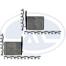 Радиатор отопителя ВАЗ 2110,2111, 2170, АЛЮМ., Н/О, ИНД. УП.  21110-8101060-00  (пр-во ПРАМО)