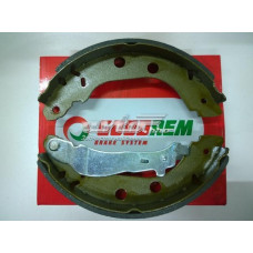 Колодки тормозные задние барабан 7701208063 (пр-во GOODREM) Renault Kangoo 97- (228x42)