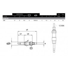 Свеча накала 2.9TDI Sprinter 95-00/Vario 96-/W210 96-99