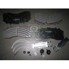 Колодка торм. диск. E-BRAKE (компл. на ось) BPW, DAF XF95, IVECO, MB ACTROS, SAF (пр-во Winnard)