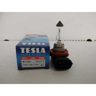 Лампа накаливания, противотуманная фара TESLA (H11, 12V, 55 W, PGJ 19-2) B11101 166 р.