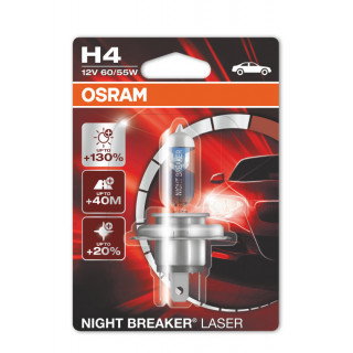 Лампа галогенная NIGHT BREAKER UNLIMITED H4 12V 60/55W P43t блистер OSRAM 64193,NBU01B 244 р.