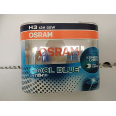 Лампа фарная к-т 2 шт H3 12V 55W PК22S COOL BLUE 4200К  64151CBI-HCB-DUO  (пр-во OSRAM)