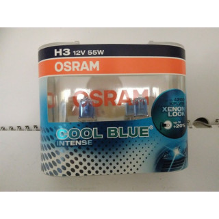 Лампа фарная к-т 2 шт H3 12V 55W PК22S COOL BLUE 4200К 64151CBI-HCB-DUO (пр-во OSRAM) 64151 322 р.