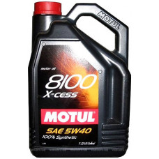 Масло моторное синтетика 5W40 (MOTUL) X-CESS 4L, 104256, 368207, 8100